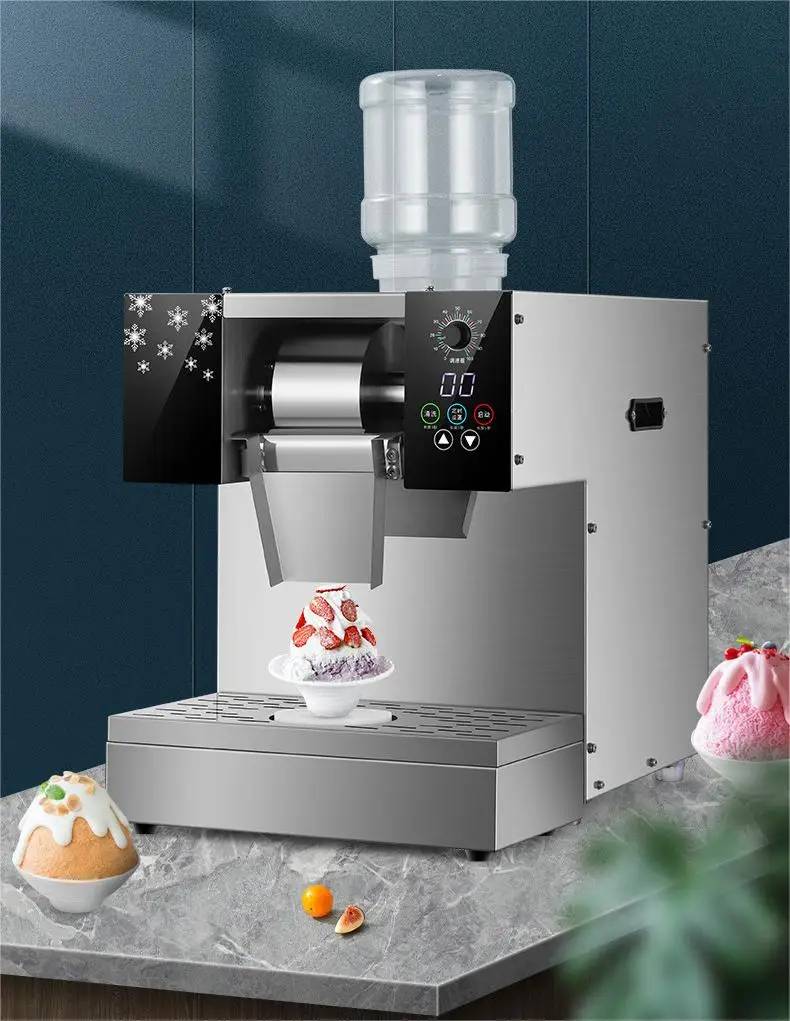 Full Automatic Milk Snow Ice Machine Water Cooling Commercial Industrial Snowflake Ice Making Machine