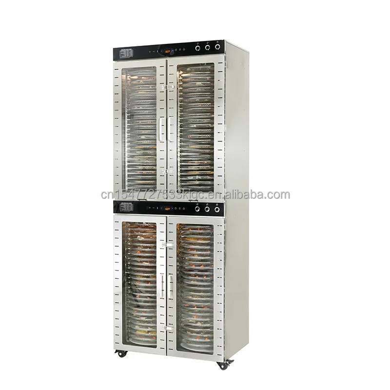 Commercial Rotary Food Dehydrator with 96 Trays Large Capacity Efficient Hot Air Drying for Fruits Nuts & Vegetables