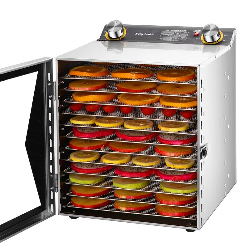 Best Price 12 Layers Household Fruit and Vegetablefood Dehydrator  Meat Drying Oven Dehydrating Machines